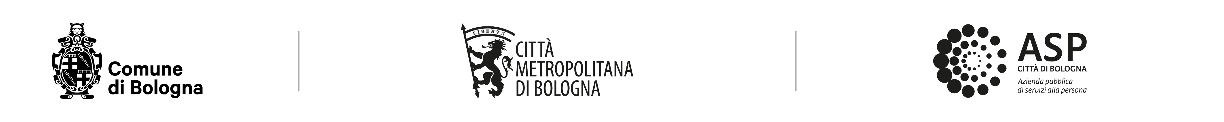 fasce-loghi-sezione-FAB-pianoabitare-2 Logo Comune di Bologna, Città metropolitana Bologna, ASP