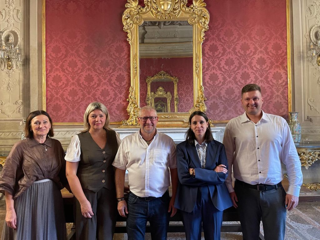 La Vicesindaca E.M. Clancy con la delegazione di Saldus, Lettonia